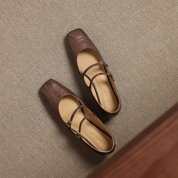 Orik Genuine Leather Flats