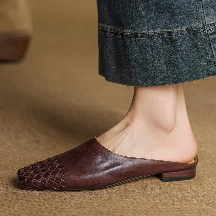 Dalvi Genuine Leather-Mules