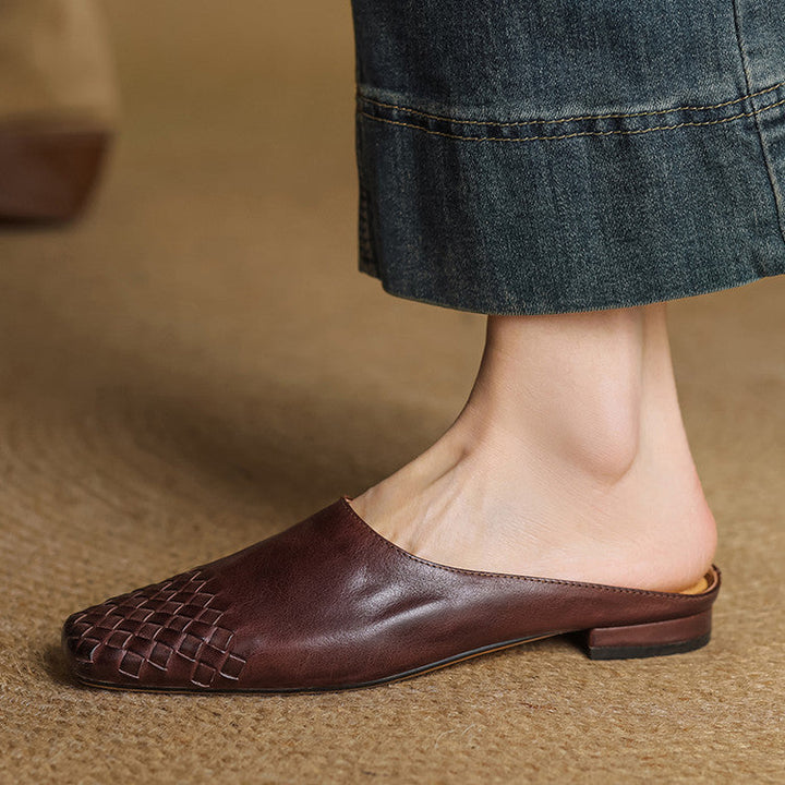 Dalvi Genuine Leather-Mules