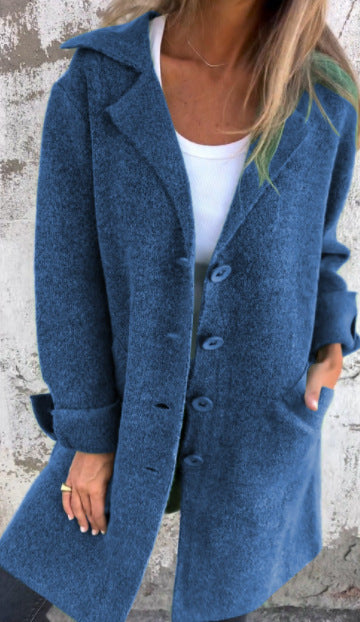 Rosamunda | Longline Brushed Knit Coatigan