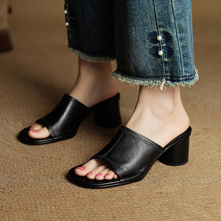 Brynn | Block-Heel Mules