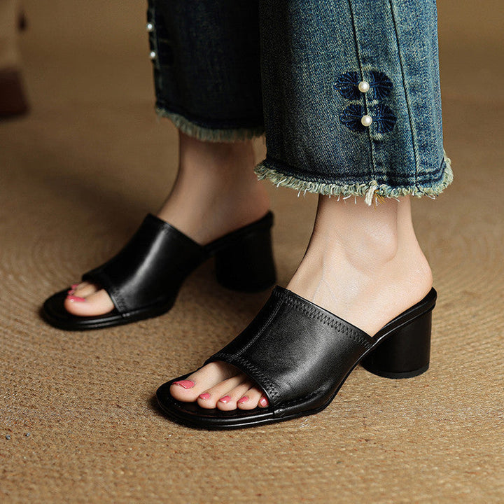 Brynn | Block-Heel Mules