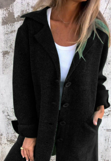 Rosamunda | Longline Brushed Knit Coatigan