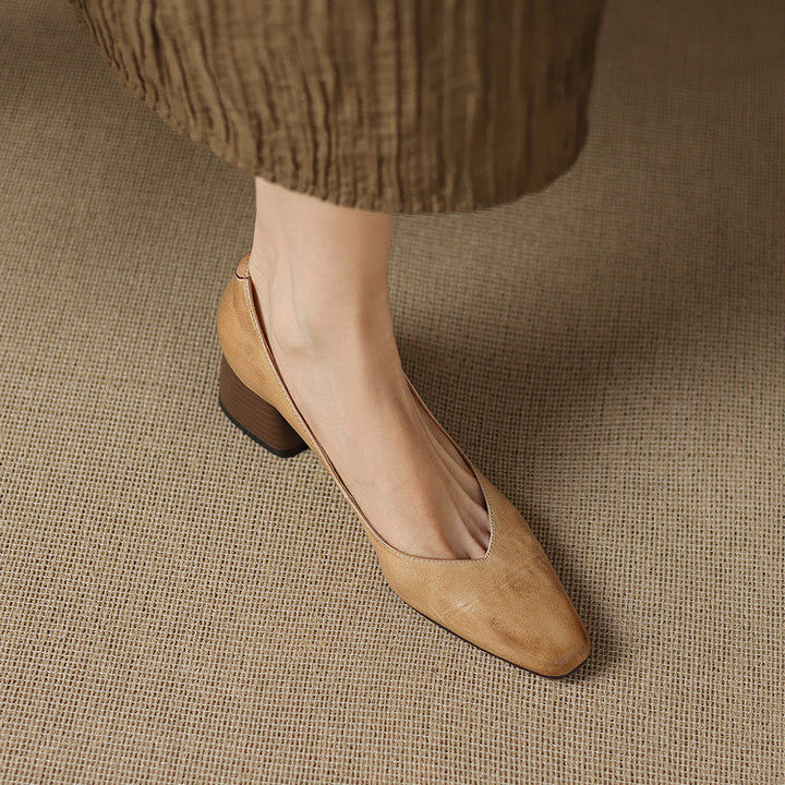 Lila | Pointed Block Heels