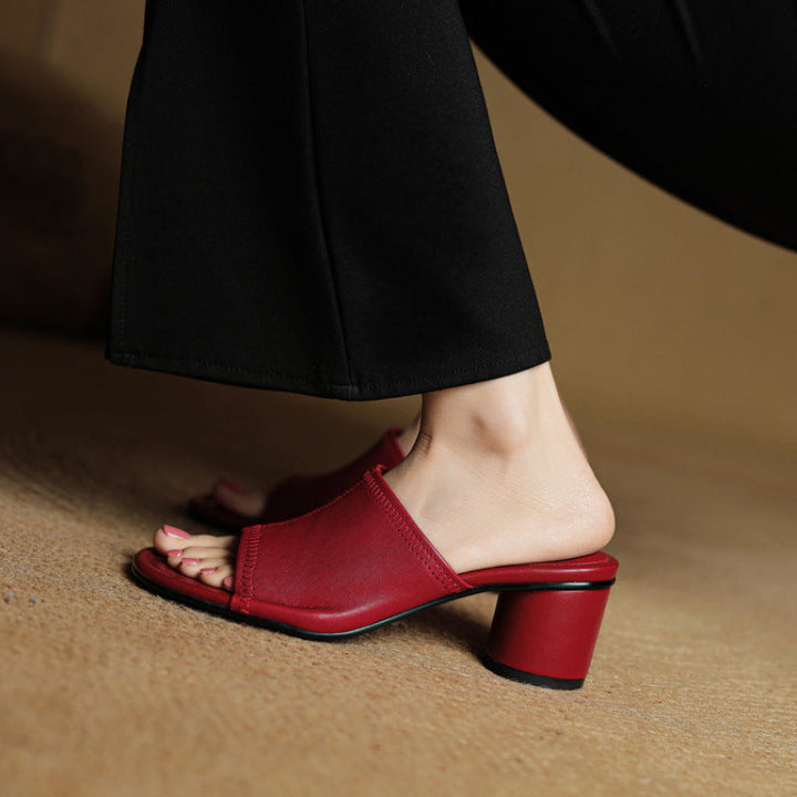 Brynn | Block-Heel Mules