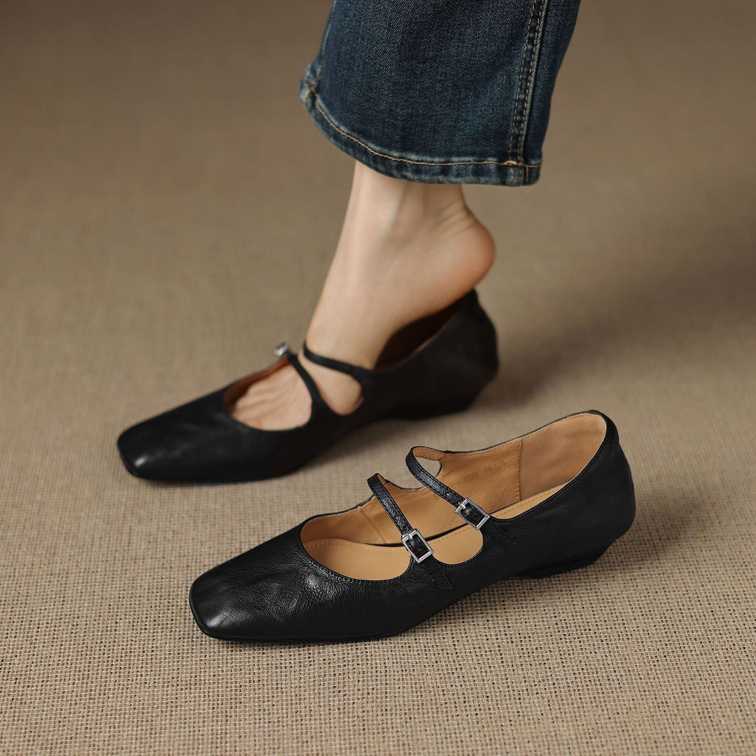 Orik Genuine Leather Flats