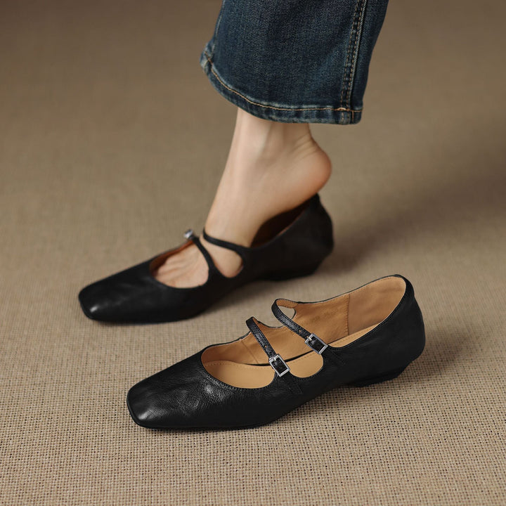 Orik Genuine Leather Flats