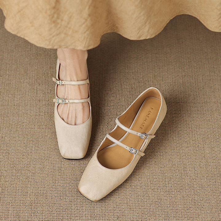 Orik Genuine Leather Flats