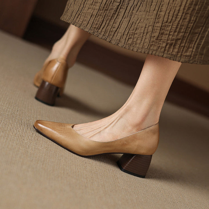 Lila | Pointed Block Heels
