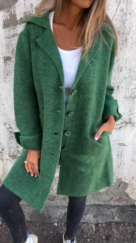 Rosamunda | Longline Brushed Knit Coatigan