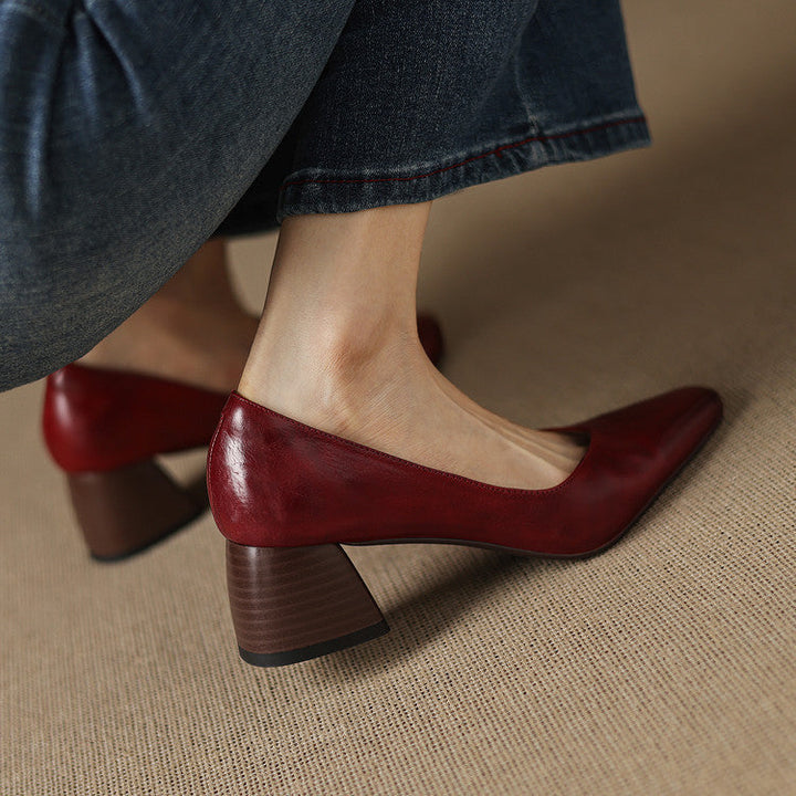 Lila | Pointed Block Heels