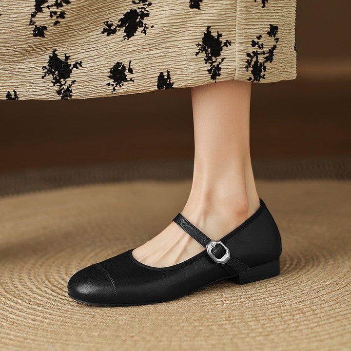 Sela Genuine Leather Flats