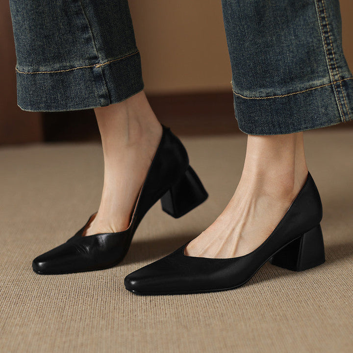 Lila | Pointed Block Heels