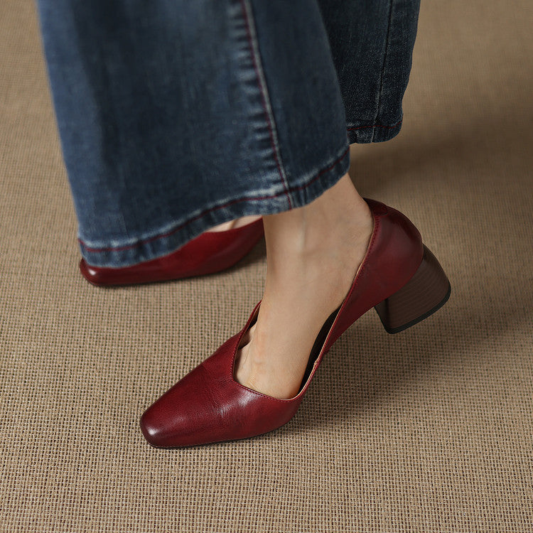 Lila | Pointed Block Heels