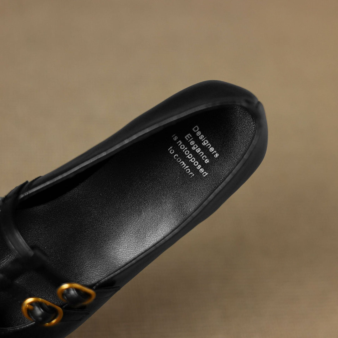 Prudence | Brogued Double-Strap Mary Jane Flats