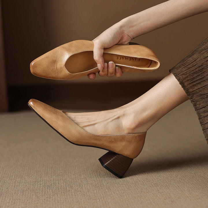 Lila | Pointed Block Heels