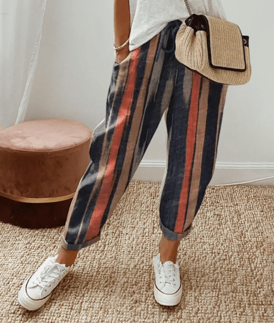 Elle | Comfort Waistband Trousers with Pockets