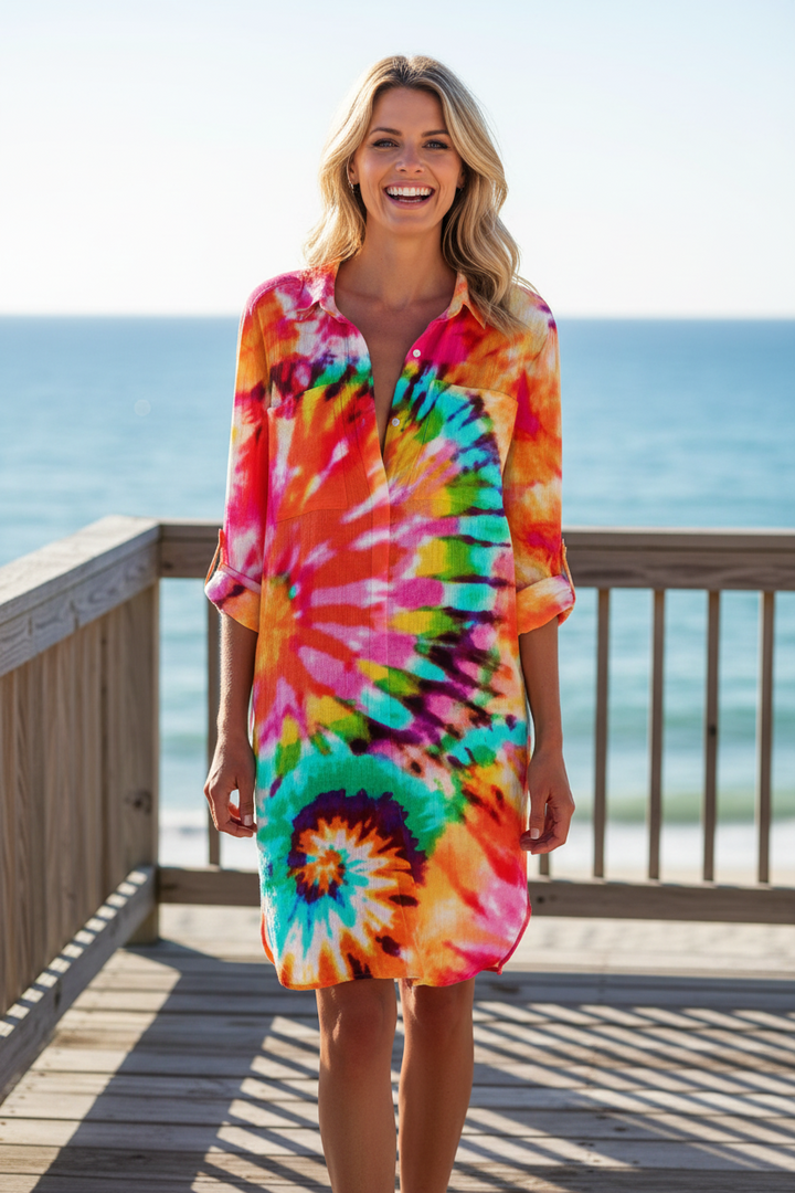 Jade™ | Stylish Artistic Print Dress
