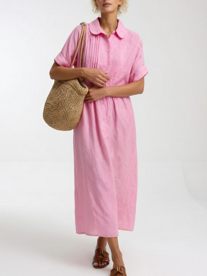 Lysandra™ | Summer Flowy Shirt Dress