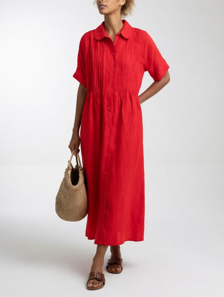 Lysandra™ | Summer Flowy Shirt Dress