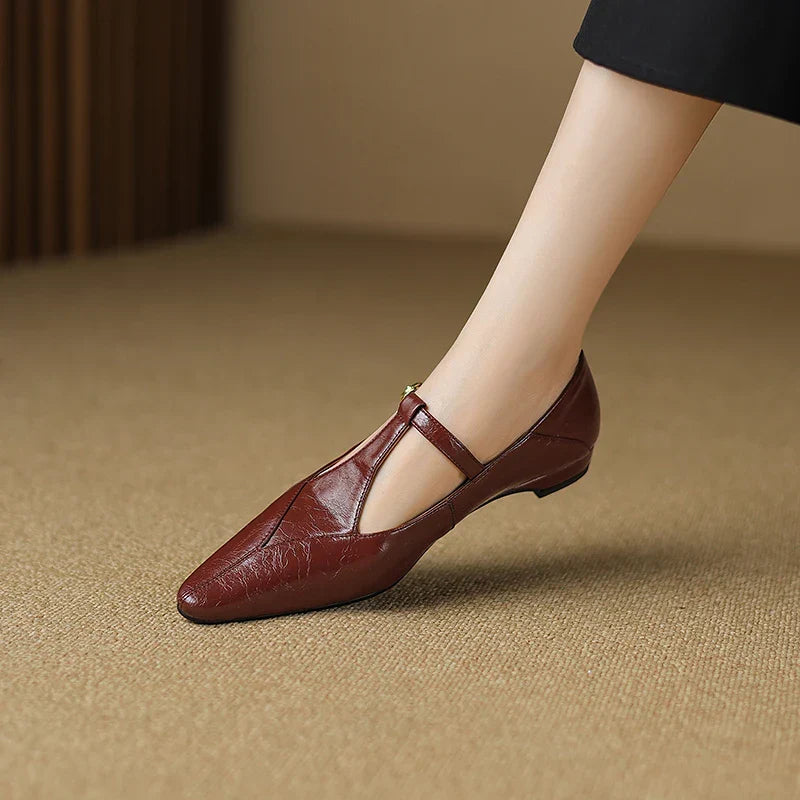 Ivra Genuine Leather Flats