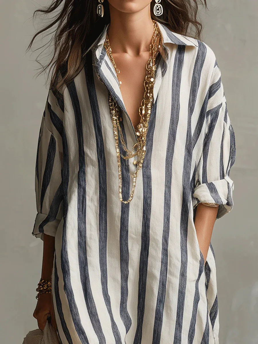 Cassiana™ | Long Shirt Dress