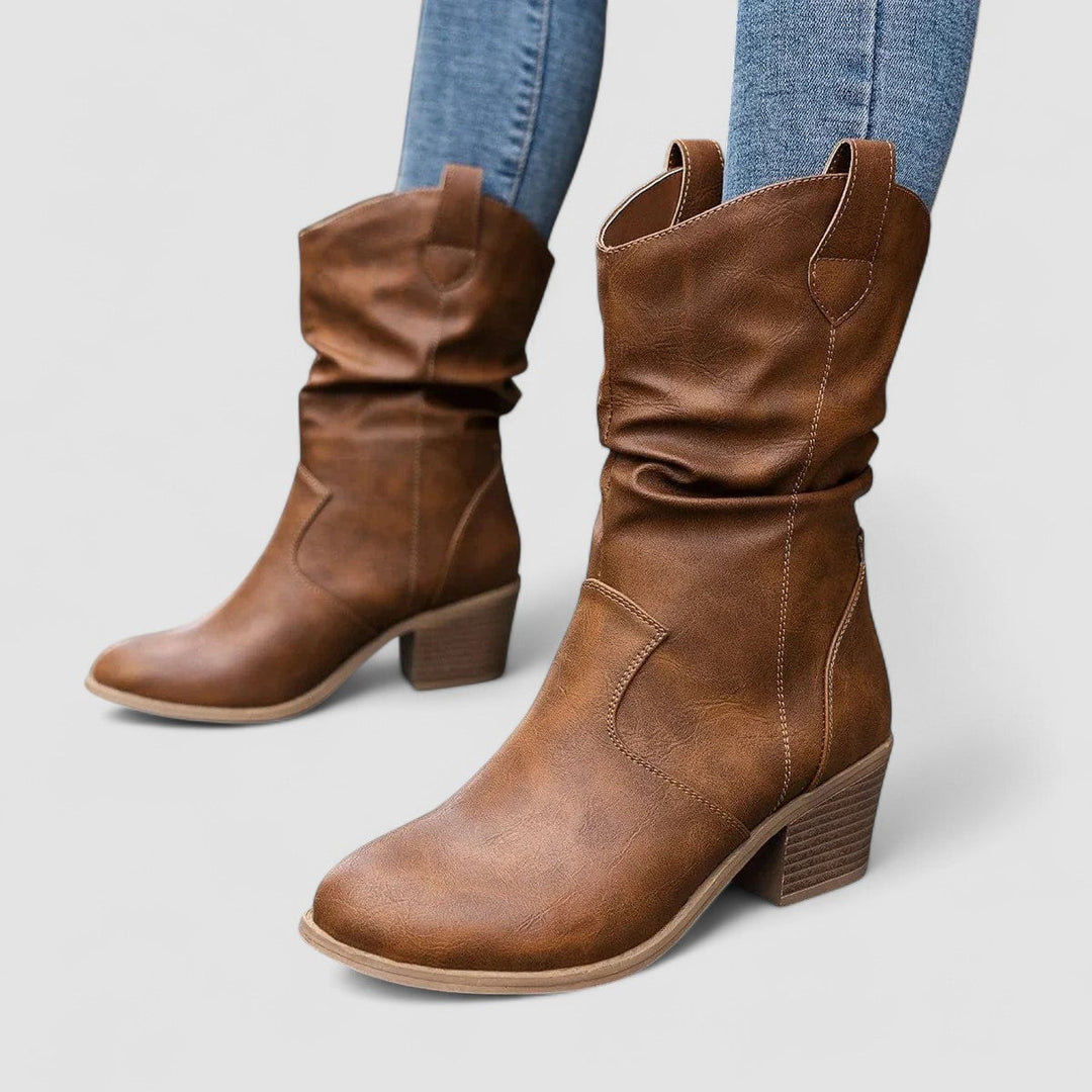 Rosina™ | Slouch Heeled Boots