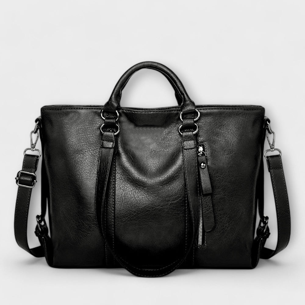 Mabyn | Large Buckle-Strap Tote