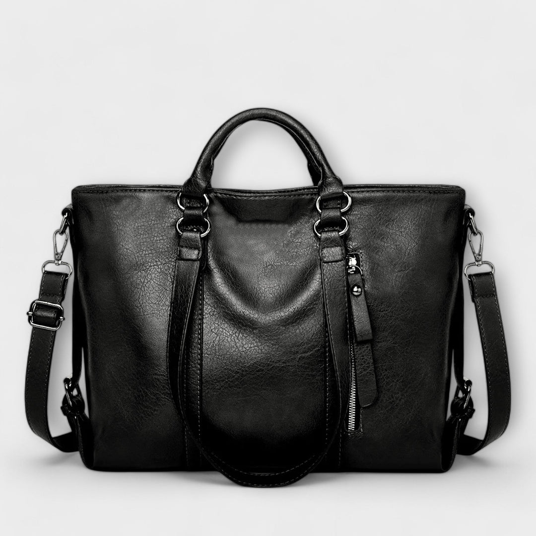 Mabyn | Large Buckle-Strap Tote