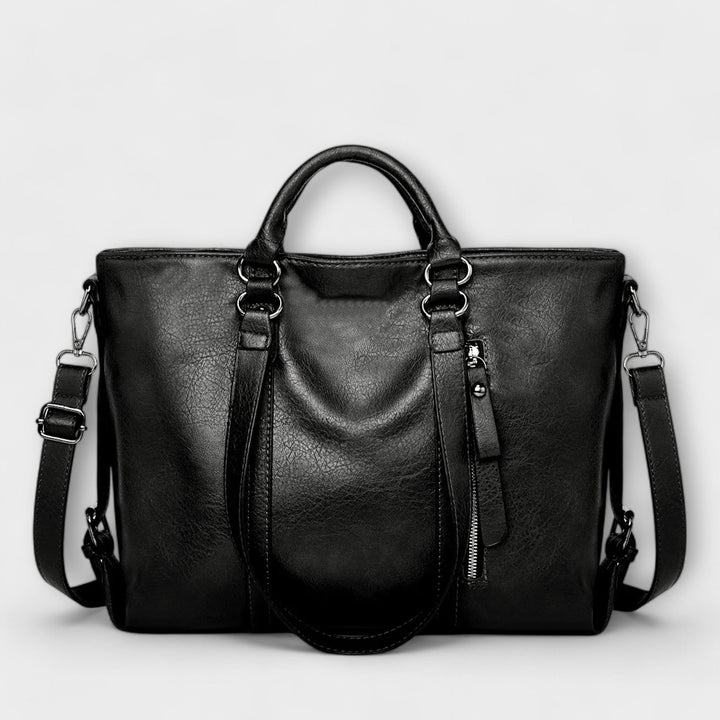 Mabyn | Large Buckle-Strap Tote