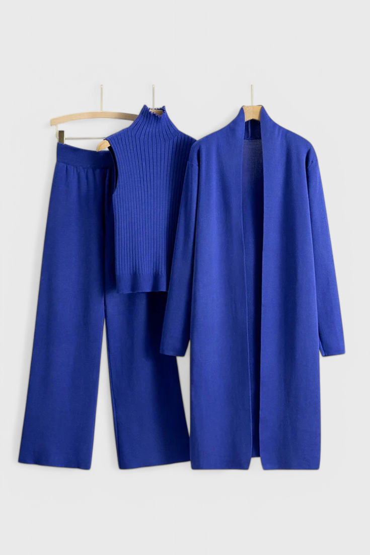 Mahalia 3-Piece Soft Knit Ensemble with Chic Design