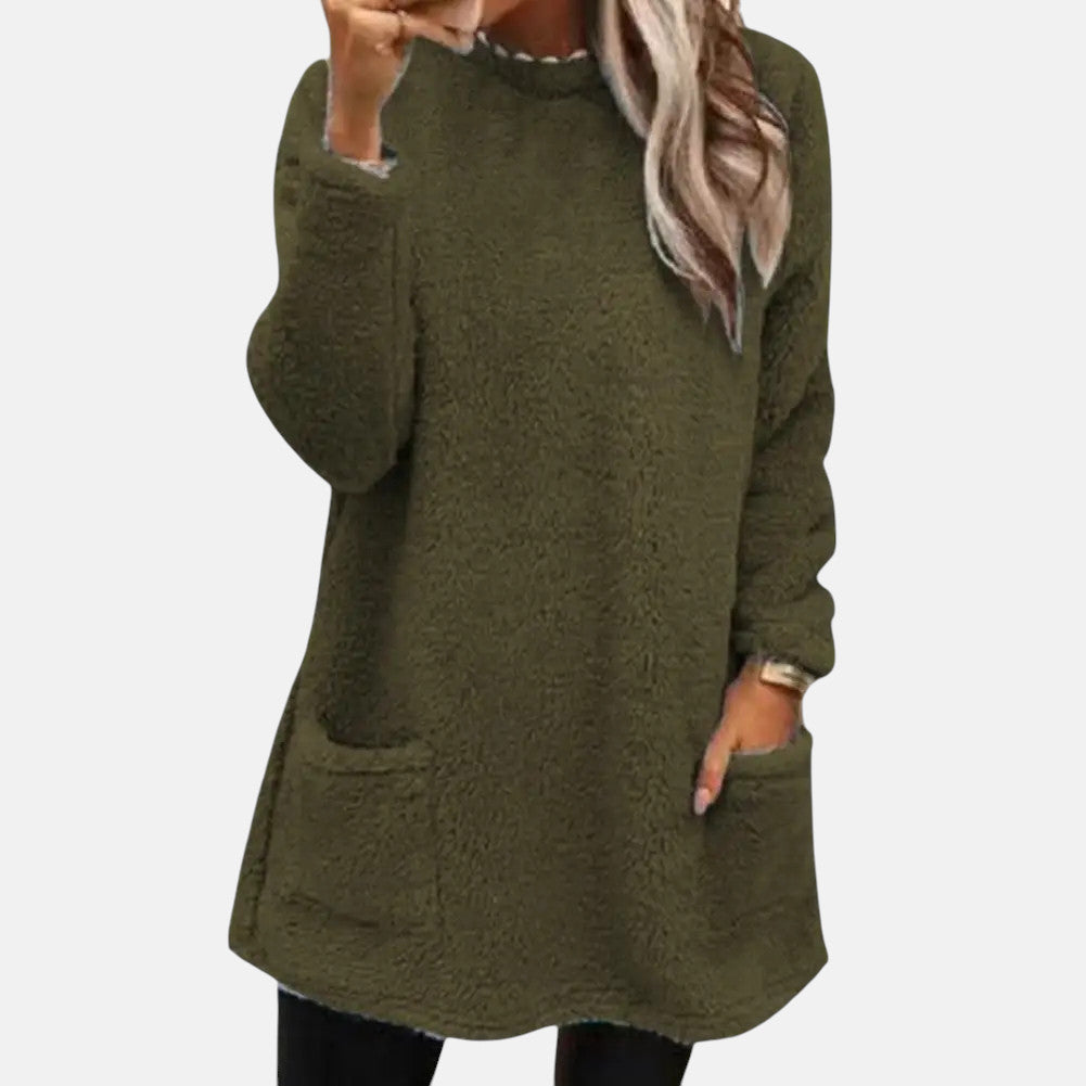 Meryl | Longline Pocket Sweater