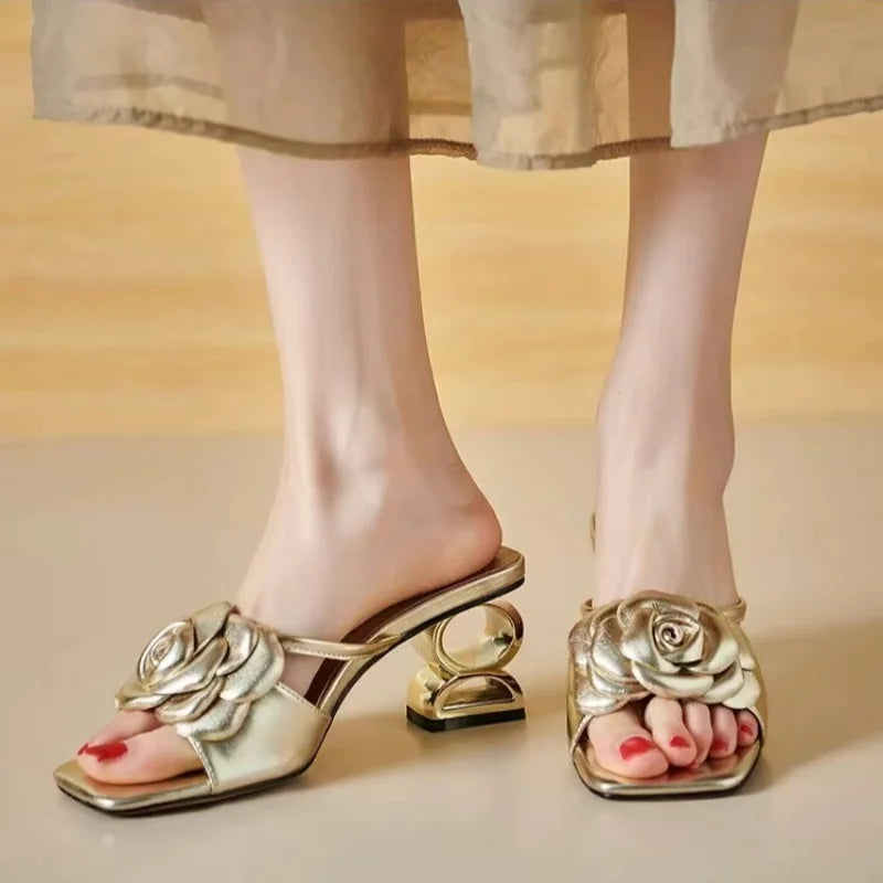 Rosette Heels