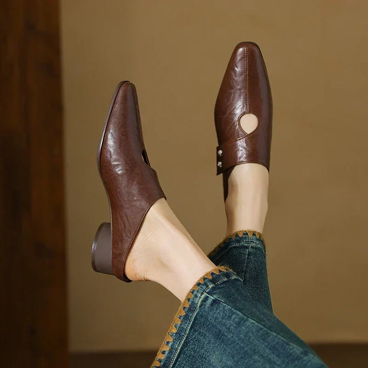 Maud | Pointed Slip-On Mules
