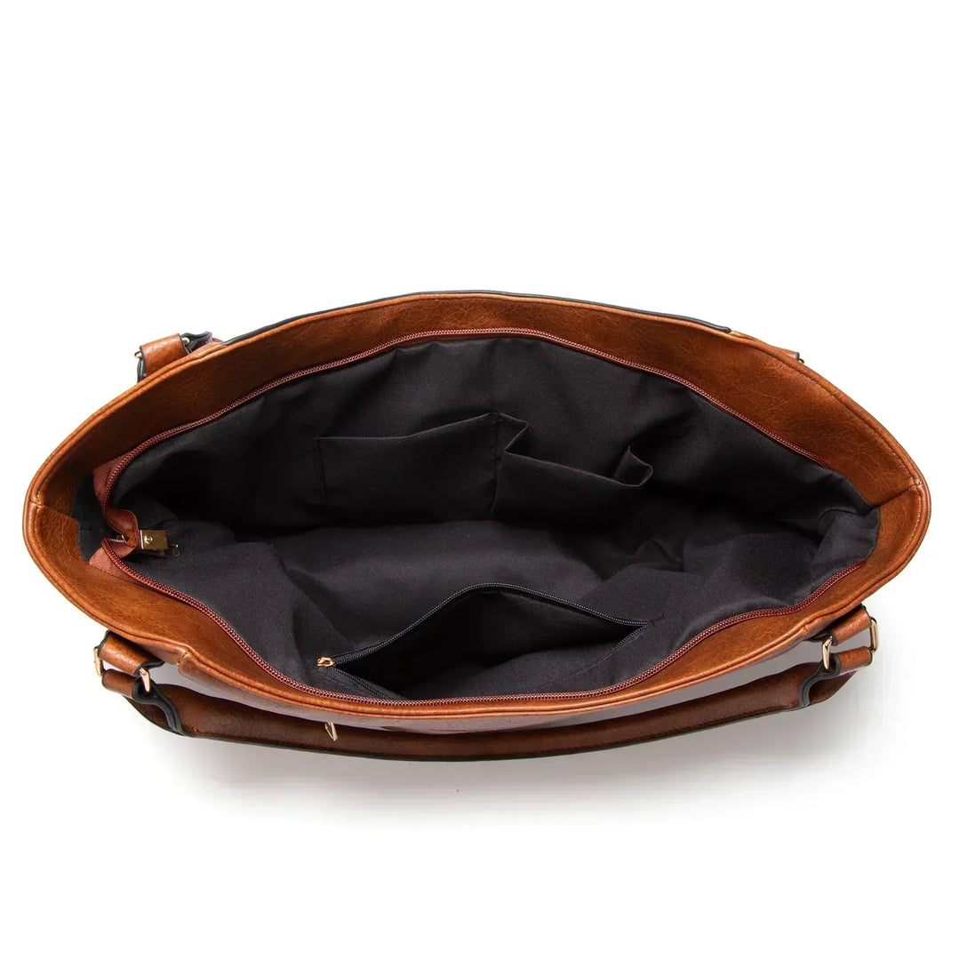 Nellie’s Chic Leather Shoulder Bag | Elegant Sophistication