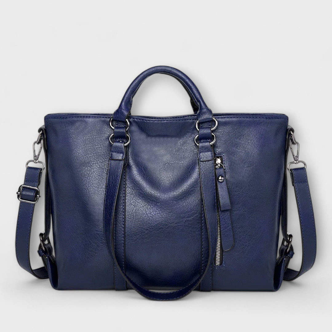 Mabyn | Large Buckle-Strap Tote