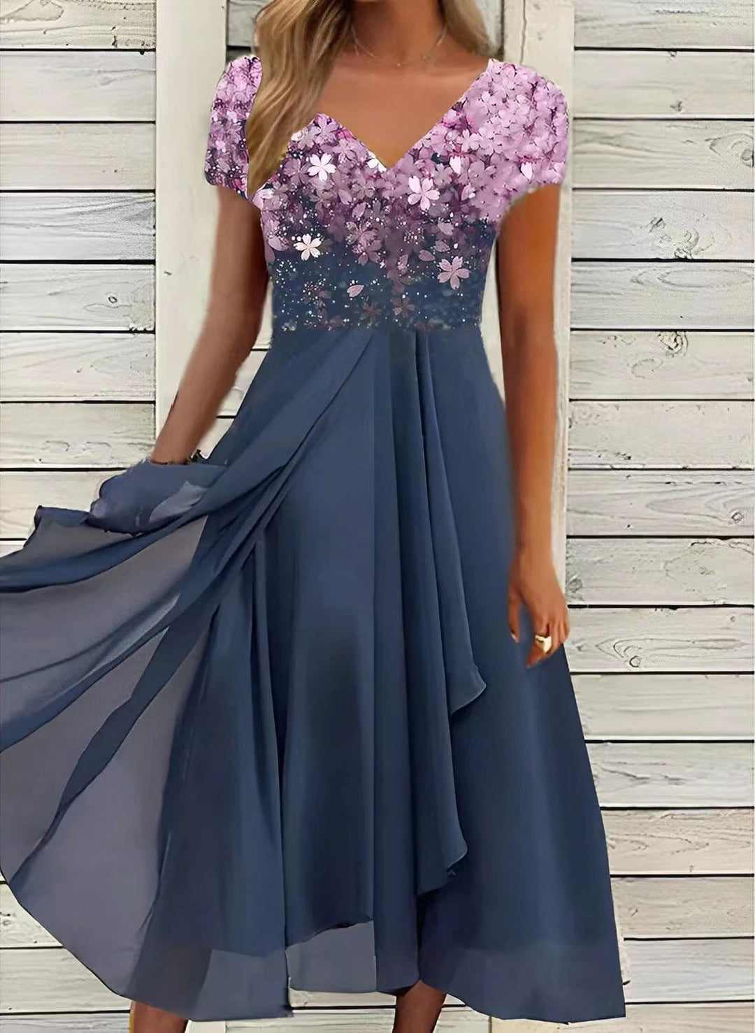 Elisandra™ | Elegant Lace Patchwork Dress