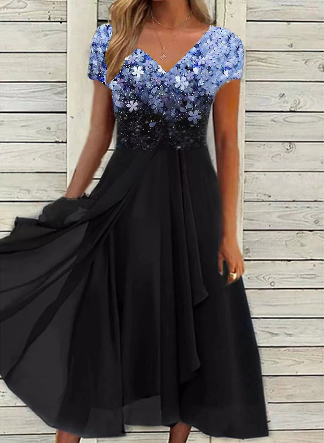 Elisandra™ | Elegant Lace Patchwork Dress