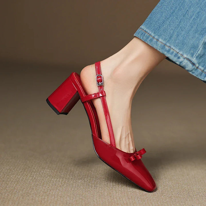 Melani Genuine Leather Heels