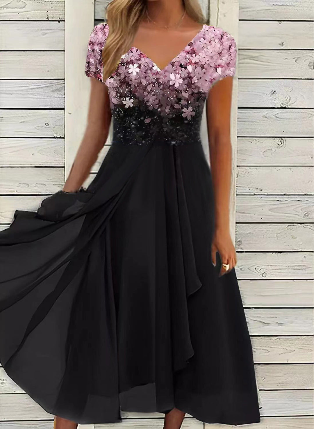 Elisandra™ | Elegant Lace Patchwork Dress