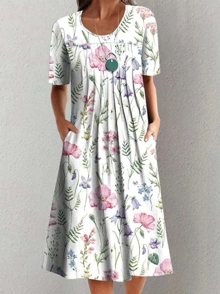 Mabel™ | Vintage Floral Art Print Dress