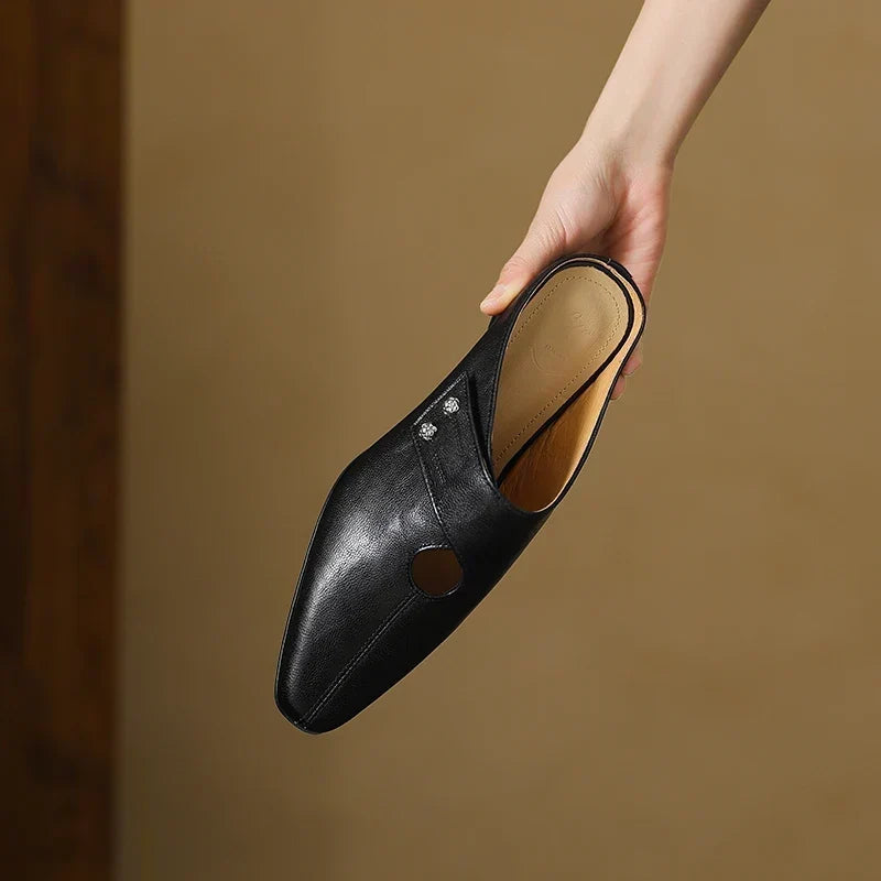 Maud | Pointed Slip-On Mules