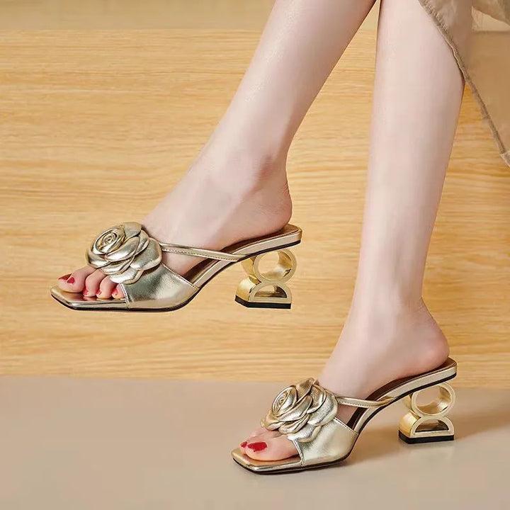 Rosette Heels