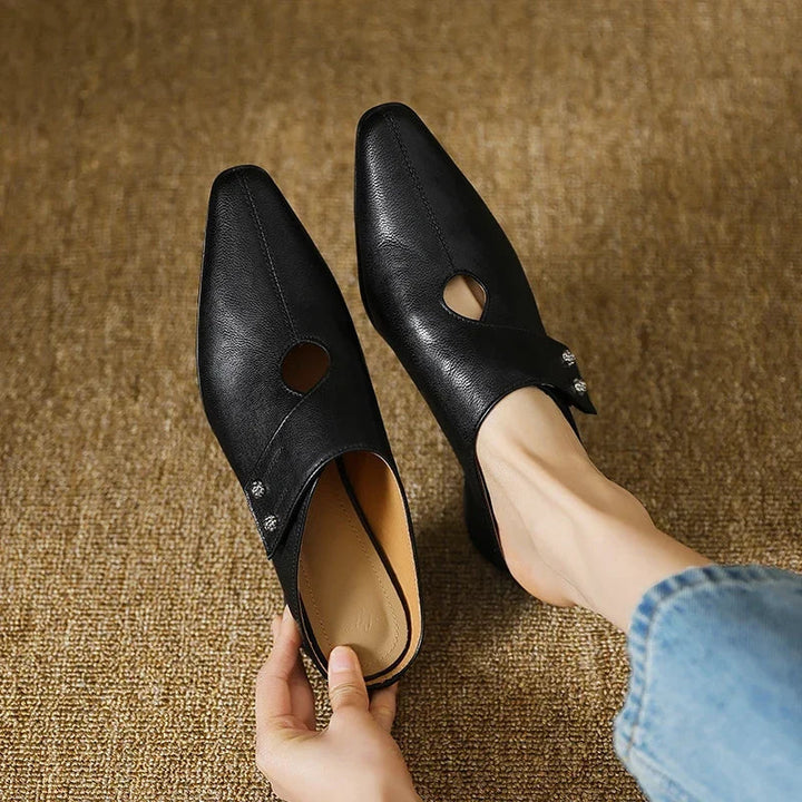 Maud | Pointed Slip-On Mules