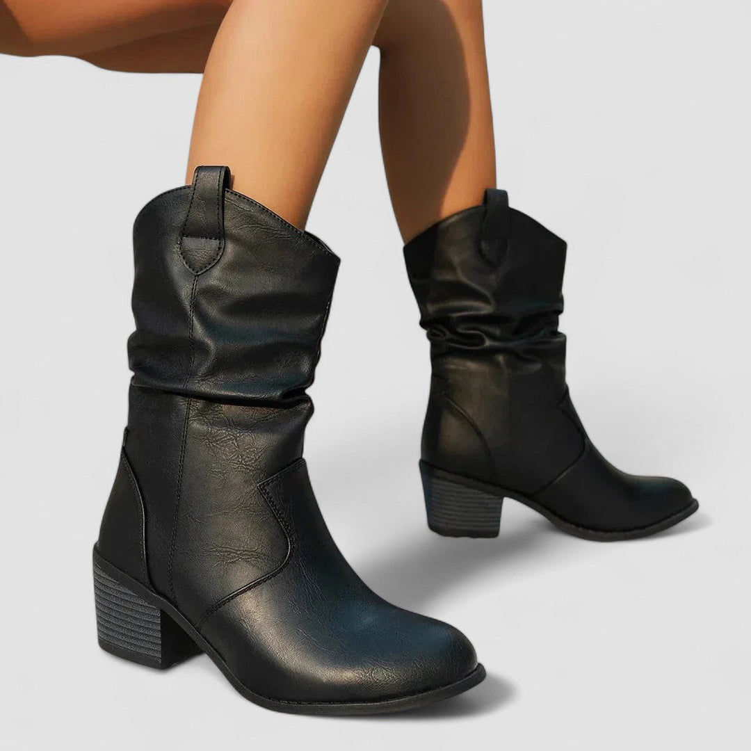 Rosina™ | Slouch Heeled Boots