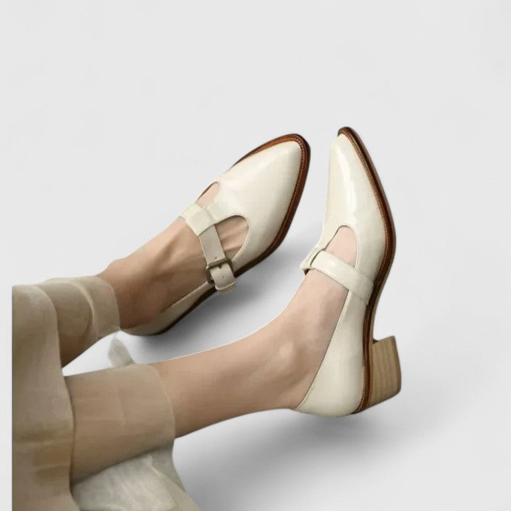 Ursula | Pointed Mary Jane Flats