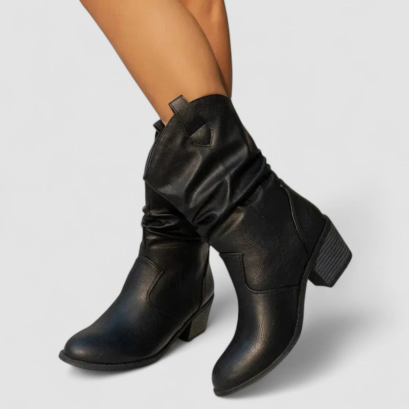 Rosina™ | Slouch Heeled Boots