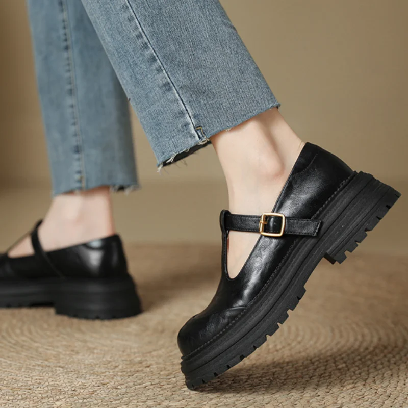 Luna | Chunky T-Bar Shoes