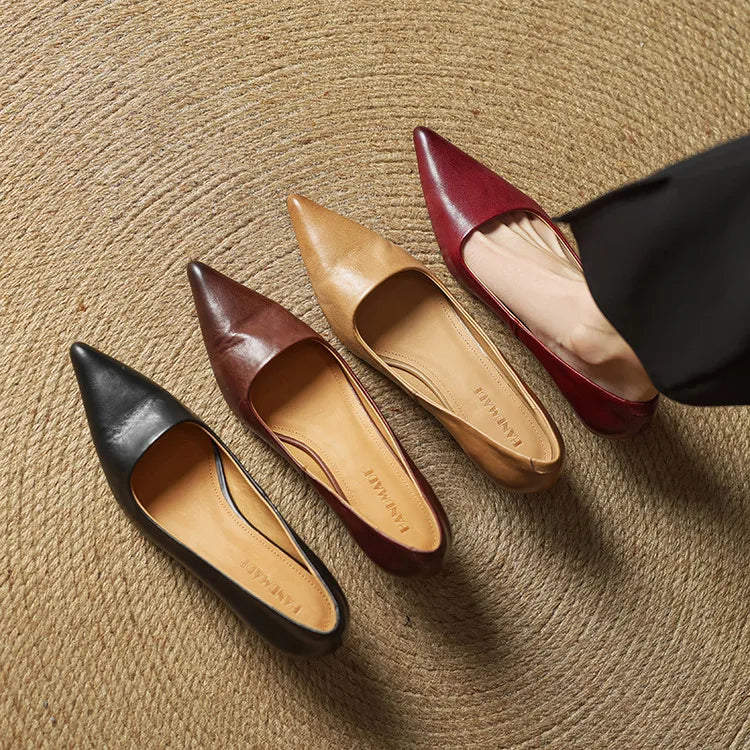 Anok Genuine Leather Heels
