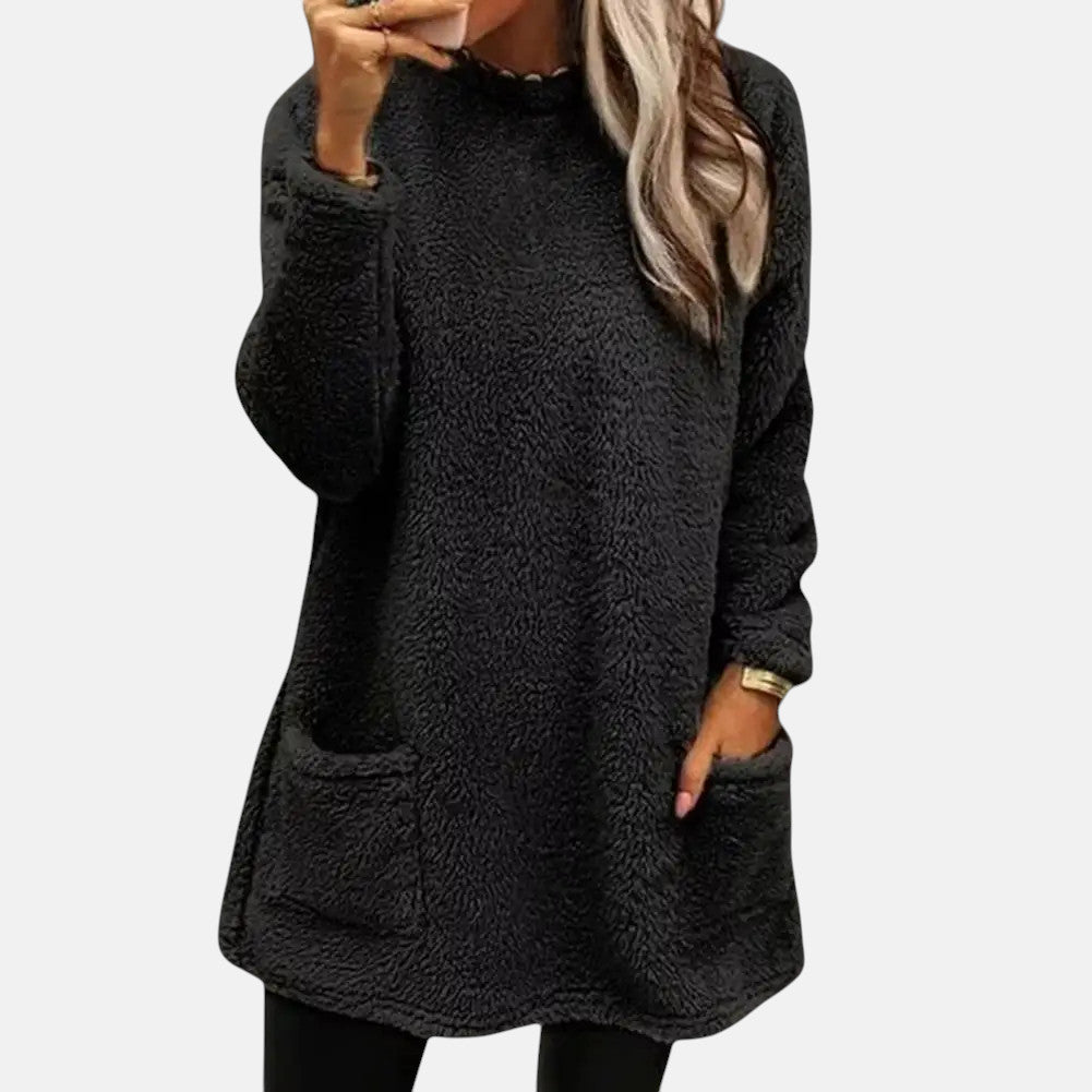 Meryl | Longline Pocket Sweater